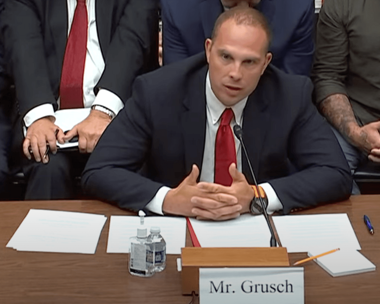 David Grusch, ABD Kongresi'nde ifade verirken